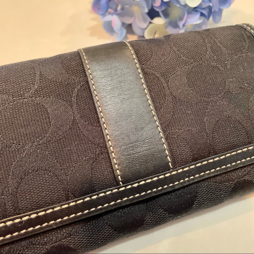 Coach Signature Monogram C Wallet - image 3